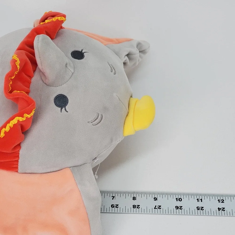 Disney‎ Squishmallows Dumbo Elephant Plush Grey 8 Inch Kellytoy
